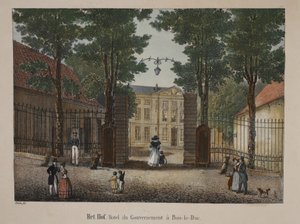 Het Hof ، Hotel du Gouvernement in Bois-le-Duc ، c.1895 (photochrom) بواسطة المدرسة البلجيكية