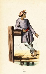 رجل الملايو من سنغافورة بواسطة المدرسة البلجيكية