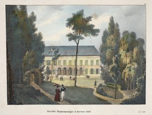 Societe Phylarmonique a Anvers 1826 ، c.1895 (photochrom) بواسطة المدرسة البلجيكية