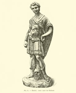 تمثال الطين من دانيال من قبل Ghiberti بواسطة المدرسة البلجيكية