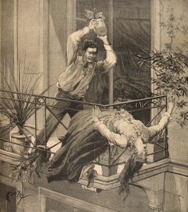 أم قتلت على يد ابنها ، من `` لو بيتي باريزيان &39;&39; ، 20 سبتمبر 1891