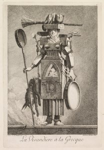 حفلة تنكرية يونانية: La Vivandière à la Grecque Plate 2 ، 1771.