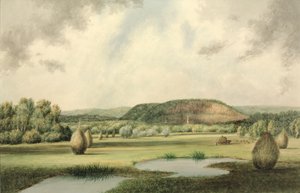 West Rock ، New Haven ، Connecticut ، c.1854-60 (مرحاض على ورق) بواسطة بنيامين إتش كو