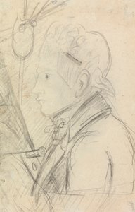 دراسة بورتريه لشاب بواسطة بنيامين روبرت هايدون