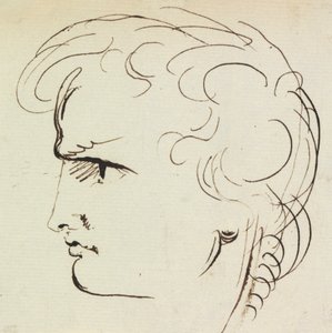 دراسة بورتريه لشاب بواسطة Benjamin Robert Haydon