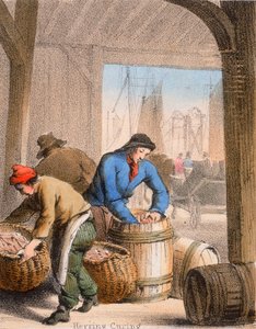 علاج الرنجة ، c1845 بواسطة بنيامين ووترهاوس هوكينز