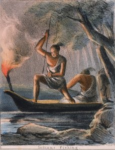 "صيد الهنود" ، c1845