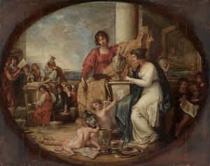 المصنع البريطاني ، رسم ، 1791. بواسطة بنيامين ويست