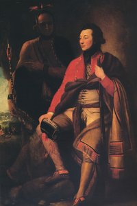 العقيد جاي جونسون وكارونغهيونتي الكابتن ديفيد هيل ، 1776 بواسطة بنيامين ويست