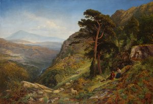 على التلال فوق Betws-y-Coed ، ويلز