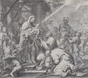 عبادة المجوس ، 1714 - 24. بواسطة Benoît Farjat
