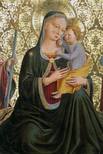مادونا المتواضعة ، بقلم بينوزو غوزولي (1421-1497) ، سابينزا نوفا ألتربيس ، بيروجيا ، أومبريا ، إيطاليا بواسطة Benozzo di Les di Sandro Gozzoli