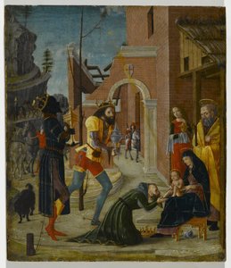 عشق المجوس ، c.1485-95 (درجة الحرارة على اللوحة)