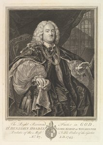 الأب الموقر الصحيح في الله ، الدكتور بنيامين هوادلي ، اللورد أسقف وينشستر ، الأسقف ... ، 1743. بواسطة برنارد بارون