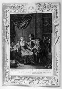 Leucothoe يغويها Apollo على شكل Eurynome ، 1733 بواسطة برنارد بيكارت