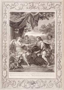 يقدم Meleager رأس الخنزير إلى أتالانتا ، 1731 بواسطة برنارد بيكارت