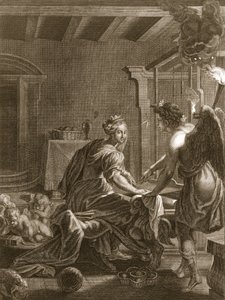 Penelope في Her Loom ، 1731 بواسطة برنارد بيكارت