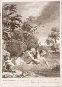 Salmacis and Hemaphroditus United in One Body، 1731 بواسطة برنارد بيكارت