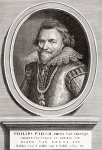 صورة فيليب ويليام أمير أورانج (1554-1618) بواسطة برنارد بيكارت