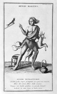 تمثيل مارس 1757.