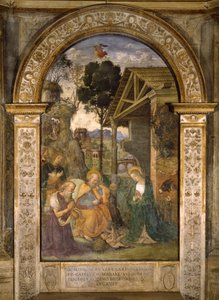Adoration of the Child بواسطة برناردينو دي بيتو بينتوريتشيو