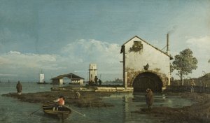 كابريتشيو ، البحيرة ، حوالي عام 1743 (زيت على قماش) بواسطة برناردو بيلوتو (كاناليتو)
