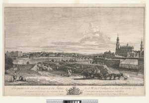 منظر لدريسدن ، 1748. بواسطة برناردو بيلوتو (كاناليتو)
