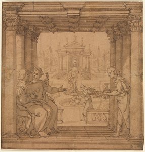 رسم توضيحي من Torquato Tassos القدس المحررة ، 1586-1590.