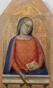 مادونا من Magnificat ، حوالي 1335. بواسطة برناردو دادي