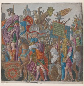 الصحيفة 2: عربة النصر ، من انتصار يوليوس قيصر ، 1599.