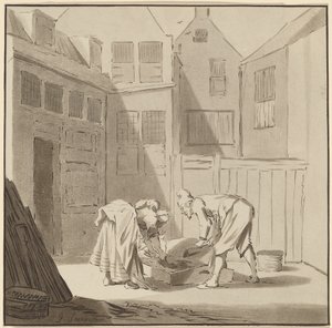 ذبح الخنازير ، 1778 ، تم نشره عام 1787. بواسطة برنارد شرودر