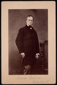 صورة لجورج كاتلين 1796-1872 ، حوالي 1867. بواسطة برنهايم