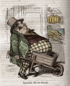 Obeite - Des Gourmands - تأثير مؤسف لـ farineux - نقش في "La Physiologie du gout" لـ Jean Anthelme Brillat Savarin (Brillat-Savarin بواسطة بيرتال