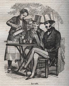 مقهى Le - نقش في "La Physiologie du gout" لجين أنثيلم بريات سافارين بواسطة بيرتال