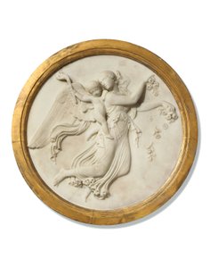 نقش بارز مستدير لـ "اليوم" ، حوالي 1815-2020 (رخام في إطار من الخشب المذهب) بواسطة بيرتل (ورشة عمل) ثورفالدسن