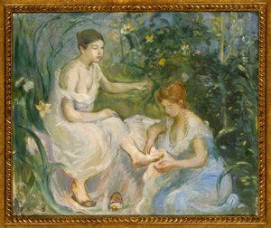 ب.موريسوت ، الحمام - الرسم ، 1894 بواسطة بيرث موريسوت
