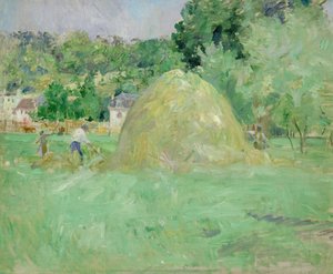 أكوام القش في Bougival ، 1883 بواسطة بيرث موريسوت