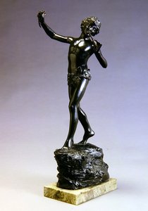 مقلاة (برونز ورخام مطليين) بواسطة بيرترام ألفريد بيغرام