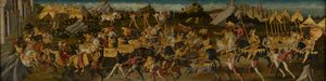Scipio Africanus هزيمة هانيبال ، 1470 ج (تمبرا على قماش مركب على لوحة) (انظر أيضًا 488155)