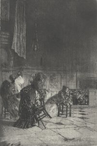 داخل كنيسة في ميلانو داخل كنيسة في ميلانو [كذا] ، ج. 1874. بواسطة بيانكي موس