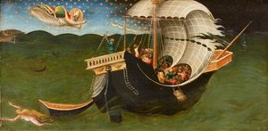 القديس نيكولاس الباري ينفي العاصفة 1433-1435 بواسطة Bicci di Lorenzo