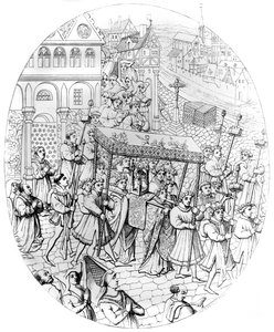 موكب ديني ، 1449-1456 1849 بواسطة بيسون وكوتارد