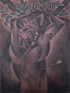 القديس سيباستيان ، بواسطة Bohumil Kubista (1884-1918) ، زيت على قماش ، 98x75 سم