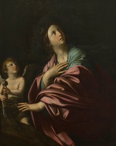 سانت كاترين من الإسكندرية ، حوالي 1600-99 (زيت على قماش) بواسطة مدرسة بولونيز