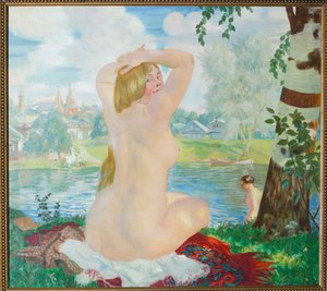 باثر ، 1921 بواسطة بوريس ميخائيلوفيتش كوستودييف