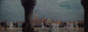 منتزه في البندقية ، 1907-1908 بواسطة بوريس ميخائيلوفيتش كوستودييف