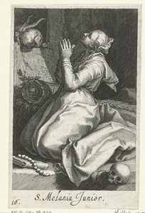 القديسة ميلانيا الصغرى كناسك S. Melania Junior (العنوان على الكائن) الناسك (عنوان المسلسل) Sacra Eremus Ascetriarum (عنوان المسلسل)