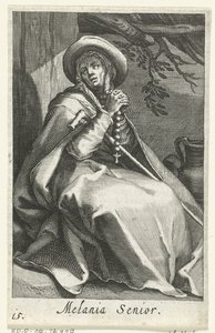 القديسة ميلانيا الأكبر كناسك ميلانيا سينيور (العنوان على الكائن) الناسك (عنوان المسلسل) Sacra Eremus Ascetriarum (عنوان المسلسل)
