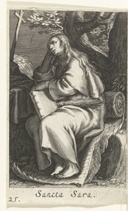 القديسة سارة الليبية Sancta Sara (العنوان على الكائن) الناسك (عنوان المسلسل) Sacra Eremus Ascetriarum (عنوان المسلسل)