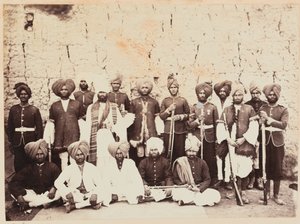 جنود من الفوج 29 (البنجاب) لمشاة البنغال الأصليين في أفغانستان